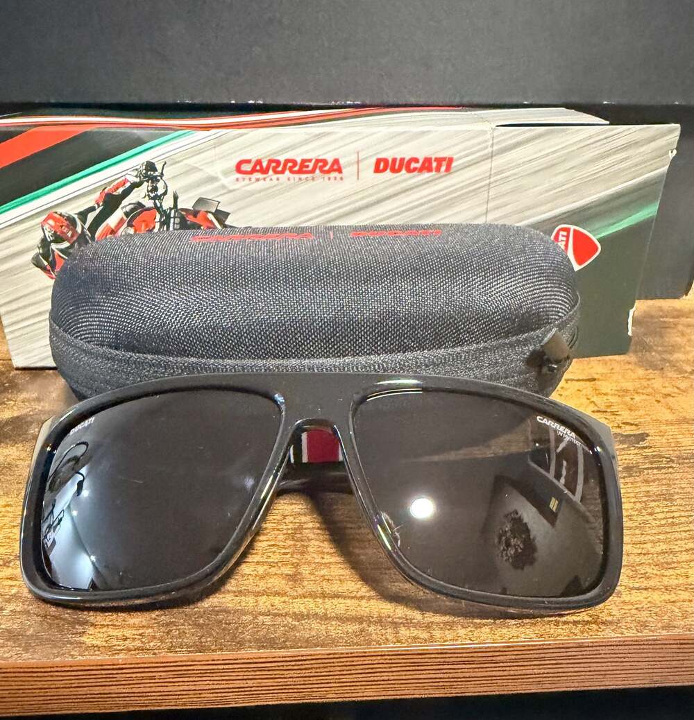 Carrera x Ducati CARDUC 056/S Rectangular Sunglasses with Case and Box